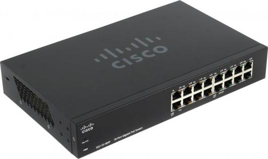 Коммутатор [SG110-16HP-EU] Cisco SB SG110-16HP 16-Port PoE Gigabit Switch