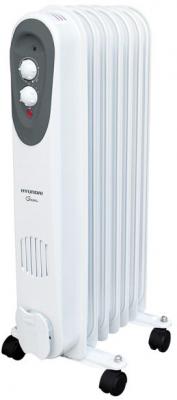 Масляный радиатор Hyundai H-HO-7-07-UI892, 7 секций, 1500 Вт., 3 режима, термостат, до 18 кв.м.