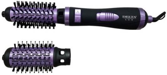 Фен DELTA LUX DL-0443R черный с фиолетовым