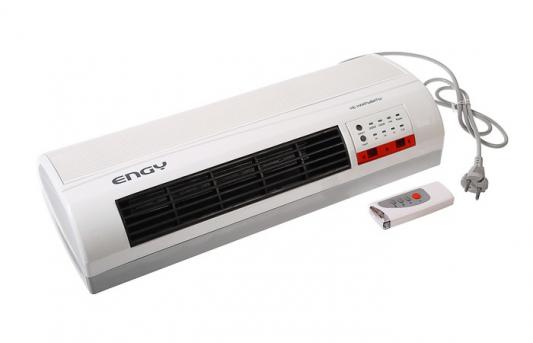 Тепловентилятор Engy № 07 2000 Вт термостат пульт ДУ выключатель со световым индикатором таймер режим «без нагрева» белый