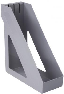 Лоток вертикальный для бумаг BRAUBERG "Basic", 265х100х285 мм, серый