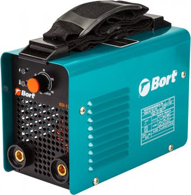 Инверторный сварочный аппарат Bort BSI-170H Диапазон тока 10 - 160 А; Диаметр электрода 1,6 - 3,2 мм; Антизалипание; 4500 Вт;