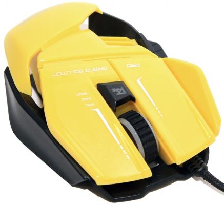 Мышь игровая 5bites CAMPER GM20YE Yellow, 3200 DPI, 1,8м USB
