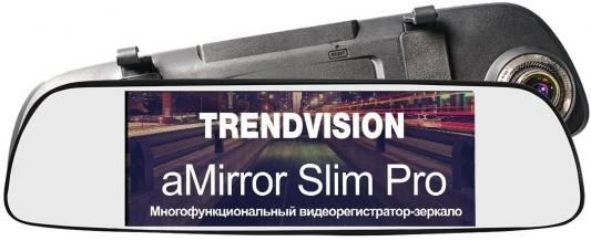 Видеорегистратор TrendVision aMirror Slim Pro черный 1080x1920 1080p 150гр. GPS внутренняя память:8Gb MT8382