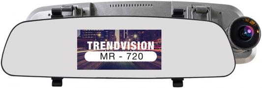 Видеорегистратор TrendVision MR-720 черный 2304x1296 1296p 160гр. GPS Ambarella A7LA50
