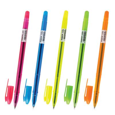 Шариковая ручка ПИФАГОР "Neon" синий 0.7 мм 142966