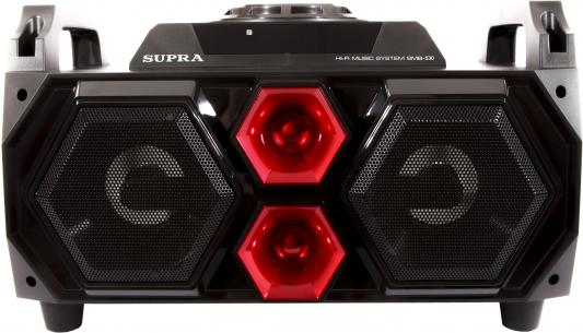 Минисистема Supra SMB-530 черный 500Вт/FM/USB/BT/SD