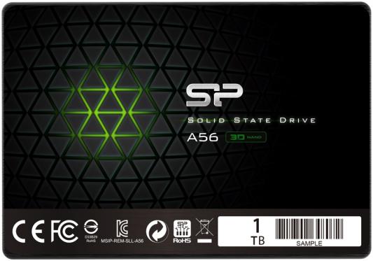 Твердотельный накопитель SSD 2.5" 1 Tb Silicon Power A56 Read 500Mb/s Write 490Mb/s 3D NAND TLC