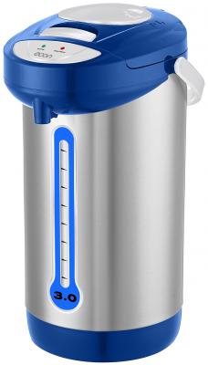 Термопот ECON ECO-300TP, 600 Вт, 3 л, 3 режима подачи воды, металл, синий/серебро
