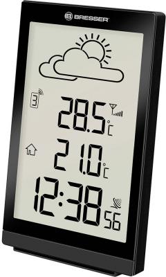 Метеостанция BRESSER TemeoTrend ST, термодатчик, часы, будильник, черный, 73265