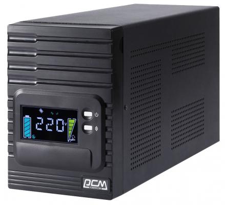 Источник бесперебойного питания Powercom SMART KING PRO+ 1500VA Черный (SPT-1500-II-LCD)