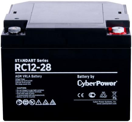 Battery CyberPower Standart series RC 12-28 / 12V 28 Ah