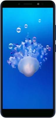 Смартфон Haier Infinity I8 16Gb 2Gb синий моноблок 3G 4G 2Sim 5.7" 720x1440 Android 7.0 13Mpix 802.11 a/b/g/n/ac GPS GSM1900 TouchSc MP3 FM A-GPS microSD max128Gb