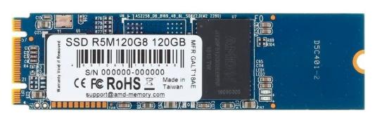 Твердотельный накопитель SSD M.2 120 Gb AMD R5M120G8 Read 560Mb/s Write 530Mb/s 3D NAND TLC