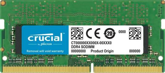 Память DDR4 16Gb 2666MHz Crucial CT16G4S266M RTL PC4-21300 CL17 SO-DIMM 260-pin 1.2В dual rank