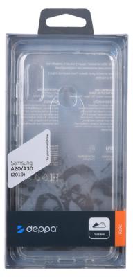 Чехол Deppa Gel Case для Samsung Galaxy A30 (2019) / A20 (2019), прозрачный