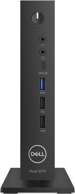 Wyse 5070 thin client, Intel Celeron Processor J4105, 16GB eMMC, 4GB RAM, Vertical Stand, mouse, ThinOS, mouse, 3Y CIS