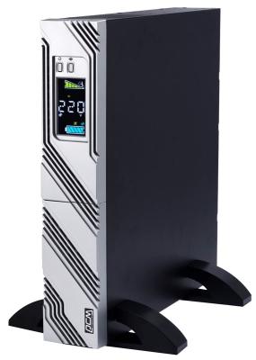 Источник бесперебойного питания Powercom Smart King RT SRT-2000A LCD 2000VA Серый Черный