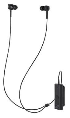 Наушники AUDIO-TECHNICA ATH-ANC100BT черный,вставные,bluetooth,микрофон