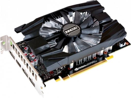 Видеокарта Inno3D GeForce GTX 1660 Ti Compact PCI-E 6144Mb GDDR6 192 Bit Retail (N166T1-06D6-1710VA29)