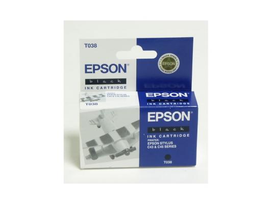 Картридж Epson Original T03814A (черный) для Stylus С43/(C13T03814A10)