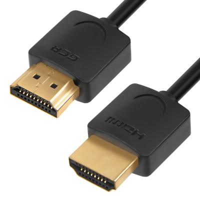 Кабель HDMI 1м Green Connection GCR-51594 круглый черный