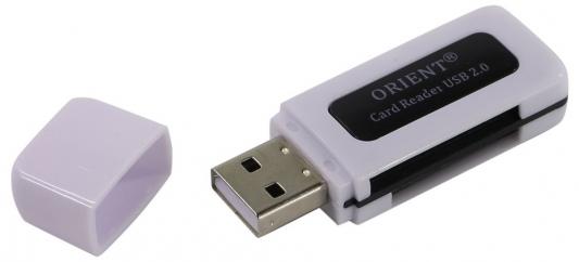 USB 2.0 Card Reader Micro ORIENT CR-011B  SDHC/SDXC/microSD/MMC/MS/MS Duo/M2