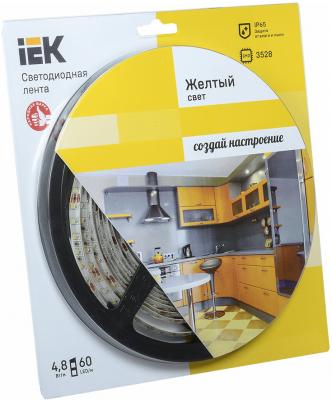 Iek LSR1-4-060-65-1-05 Лента LED 5м  блистер LSR-3528Y60-4.8-IP65-12V IEK-eco желтый