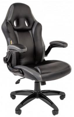 Офисное кресло Chairman   game 15 Россия экопремиум черный/серый (7022780)
