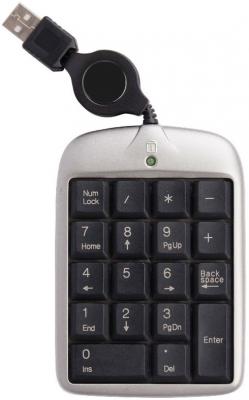 Клавиатура проводная A4TECH TK-5 USB серый черный