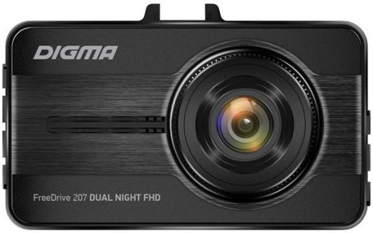 Видеорегистратор Digma FreeDrive 207 DUAL Night FHD черный 2Mpix 1080x1920 1080p 150гр. GP6248