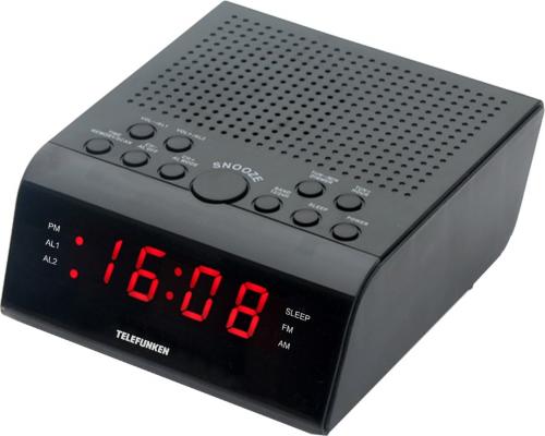 Радиоприемник настольный Telefunken TF-1590 черный/красный