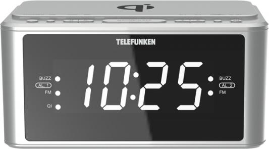 Радиоприемник настольный Telefunken TF-1595U серебристый