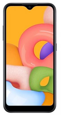 Смартфон Samsung Galaxy A01 (2020) 16 Гб черный (SM-A015FZKDSER)