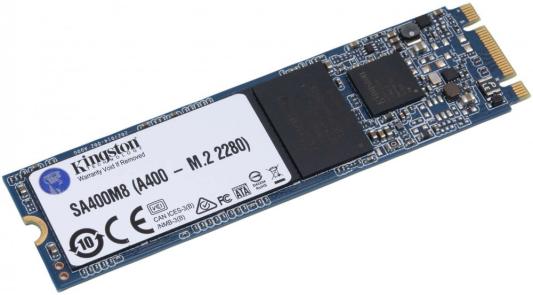 Твердотельный накопитель SSD M.2 480 Gb Kingston SA400M8/480G Read 500Mb/s Write 450Mb/s 3D NAND TLC