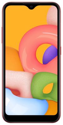 Смартфон Samsung Galaxy A01 (2020) 16 Гб красный (SM-A015FZRDSER)