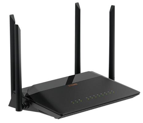 Wi-Fi роутер D-Link DSL-245GR/R1A 802.11abgn 1167Mbps 2.4 ГГц 5 ГГц 4xLAN USB LAN черный