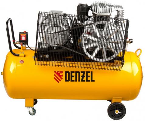 Компрессор DR5500/200 масляный ременный 10 бар произв. 850 л/м мощность 5,5 кВт// Denzel