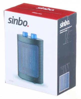 Тепловентилятор Sinbo SFH 6927 1500 Вт термостат керамический нагреватель чёрный синий