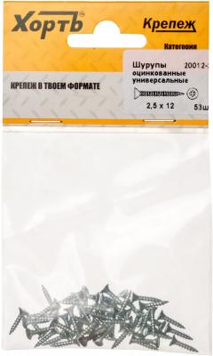 FIT Шурупы оцинкованные, универсальные (20012-2) 2,5 х 12 (фасовка 53 шт.)
