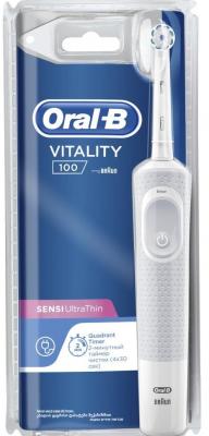 Зубная щетка электрическая Oral-B Vitality 3D White 100 белый