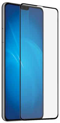 Закаленное стекло с цветной рамкой DF hwColor-108 black (fullscreen) для Huawei Mate 30