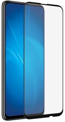 Закаленное стекло с цветной рамкой DF hwColor-101 black (fullscreen+fullglue) для Huawei P Smart Z/ Honor 9X/ Y9s