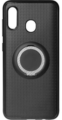 Чехол с кольцом-держателем для Samsung Galaxy A40 DF sBlackRing-03 (black)
