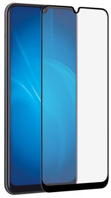 Закаленное стекло с цветной рамкой (fullscreen) для Samsung Galaxy A20/A30/A50/A30S/A50S DF sColor-69 (black)