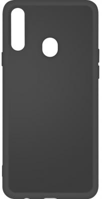 Чехол-накладка для Samsung Galaxy A20s DF sOriginal-05 Black клип-кейс, силикон, микрофибра
