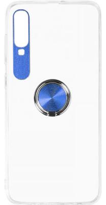 Чехол с кольцом-держателем для Samsung Galaxy A70 DF sTRing-05 (blue)