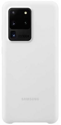 Чехол (клип-кейс) Samsung для Samsung Galaxy S20 Ultra Silicone Cover белый (EF-PG988TWEGRU)