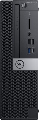 ПК Dell Optiplex 5070 SFF i5 9500 (3)/8Gb/SSD256Gb/UHDG 630/DVDRW/Linux Ubuntu/GbitEth/200W/клавиатура/мышь/черный