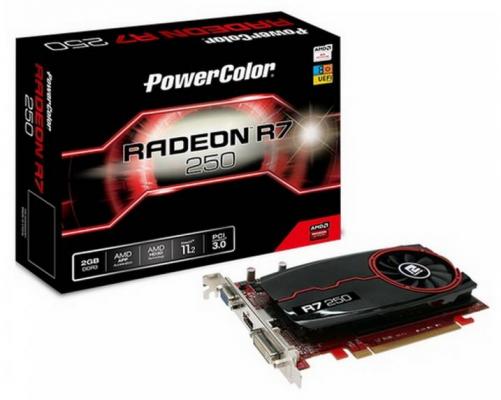Видеокарта PowerColor Radeon R7 250 AXR7 250 2GBD3-DH PCI-E 2048Mb GDDR3 128 Bit Retail